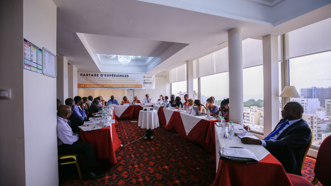 Running from 10-11 July, Wayamo organised a two-day training workshop for members of the Special Crimes Court (SCC) of the Central African Republic (CAR). The event represented the first time that all of the staff appointed to this new court have been brought together. Participants included the chief and deputy prosecutor, as well as honourable justices. See the full training album