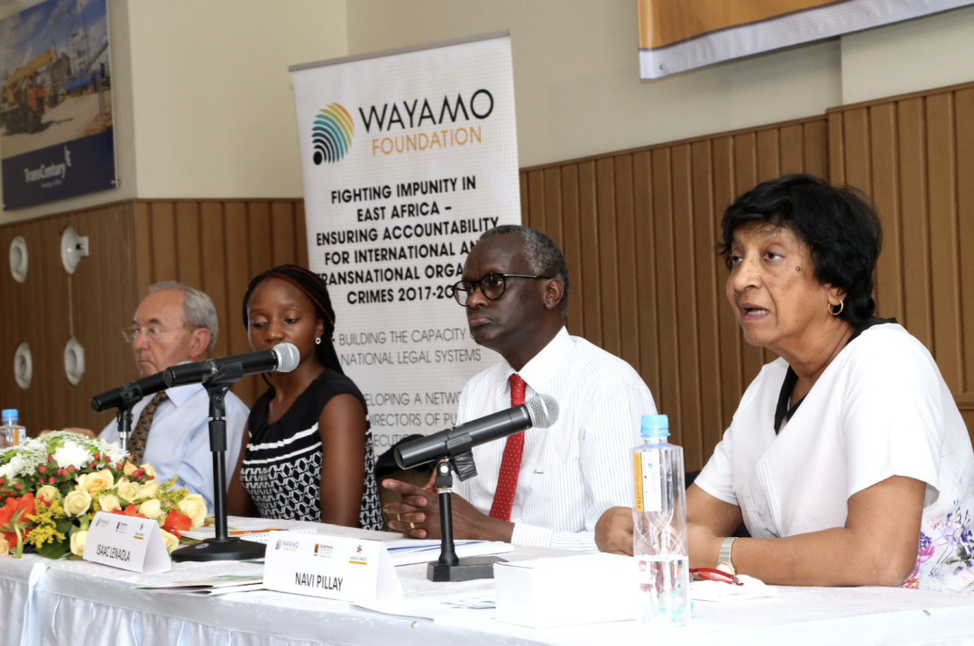 Bringing together key stakeholders, renowned experts and leading practitioners, the Wayamo Foundation and the Africa Group for Justice and Accountability (AGJA) convened a public symposium in Nairobi, Kenya on 27 February 2018, entitled “Networks of Accountability: Justice for International and Transnational Organised Crimes.” See the full album